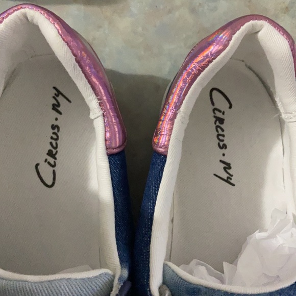 Circus by Sam Edelman Devin Denim Sneakers NWOB - Picture 8 of 8